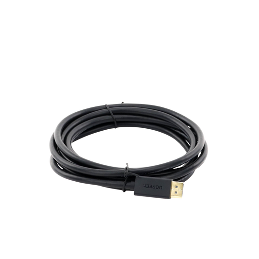 UGREEN Cable DisplayPort 1.2 Macho a Macho Longitud 3m Versión DP1.2 Soporta 4K@60Hz; 2K@144Hz Soporta 3D Color profundo de 8 y 10 bits Blindaje Interno Múltiple
