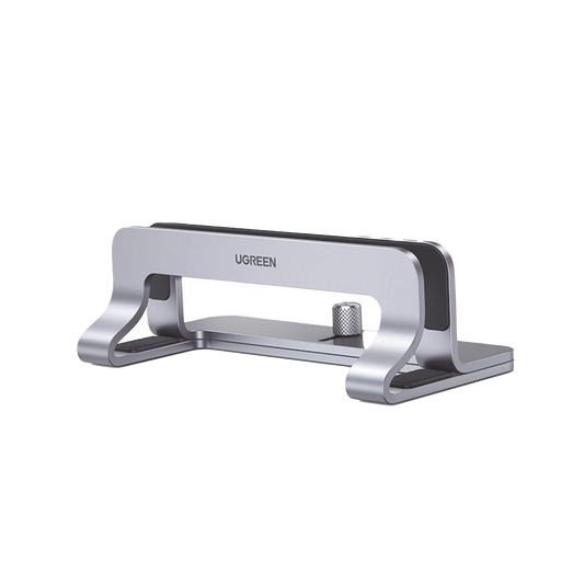 UGREEN Soporte Vertical para Laptop Adecuado para escritorio Anchura Ajustable (12-26mm) Amplia compatibilidad Anti-Arañazos Anti-Deslizante Ajustable Mediante Tornillos