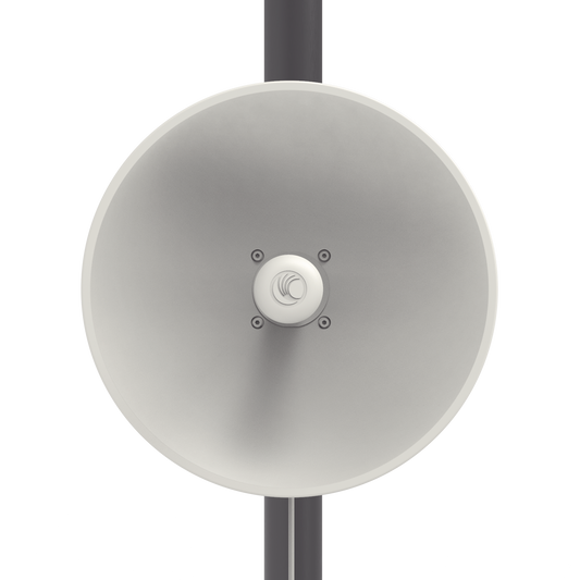 ePMP Force 200L para zonas con alta interferencia, hasta 200 Mbps, 4910 - 5970 MHz, 802.11n, Antena de 25 dBi, latencia baja