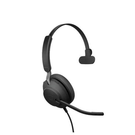 abra Evolve 20 Mono con conexión USB, micrófono con cancelación de ruido de última generación, configuración Plug and Play