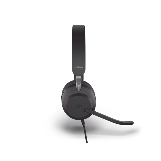 Jabra Jabra Evolve 2 40SE, Auricular stereo versión MS con aislamiento de ruido, conexión USB-A y indicador de ocupado