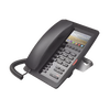 (H5 Color Negro) Teléfono IP Hotelero de gama alta, pantalla LCD de 3.5 pulgadas a color, 6 teclas programables para servicio rápido (Hotline), PoE
