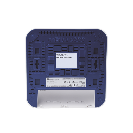 Access Point WiFi cnPilot e600 Indoor para alta cobertura y densidad de usuarios, Doble Banda, Wave 2, MU-MIMO 4X4, antena Beamforming Omnidireccional, hasta 512 clientes