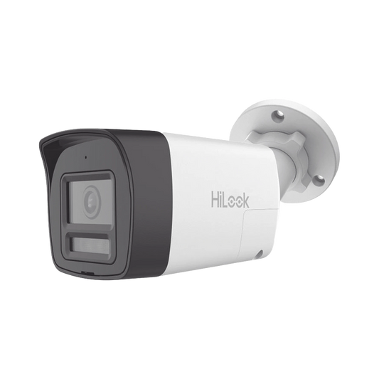 Kit TurboHD 1080p DVR 4 Canales + 4 Cámaras Bala Dual Light IR + Luz Blanca, Audio Bidireccional H.265+