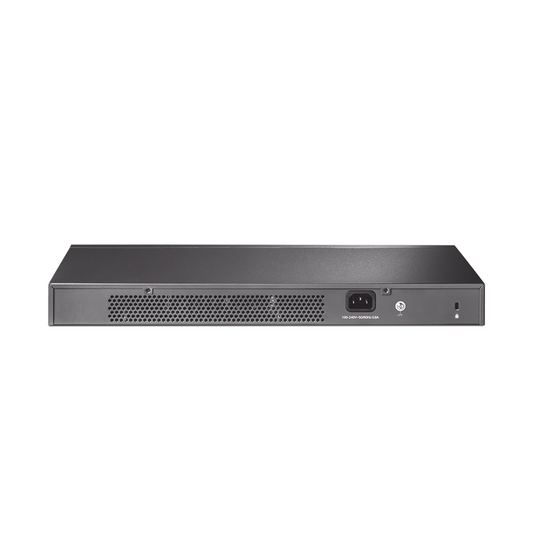 Switch Fibra Óptica L2+ Omada / 8 Puertos SFP+ 10G / 2 Puertos Consola (RJ45 y micro-USB) / Administración Centralizada Omada o Stand-Alone / Multicast IGMP / Calidad de Servicio / Montaje en Rack / Silencioso (sin ventiladores)