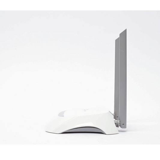 Router Inalámbrico WISP, 2.4 GHz, 300 Mbps, 2 antenas externas omnidireccional 5 dBi, 4 Puertos LAN 10/100 Mbps, 1 Puerto WAN 10/100 Mbps, control de ancho de banda