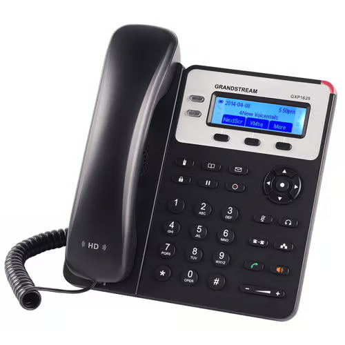 Teléfono IP SMB de 2 Líneas con 3 teclas de función programables y conferencia de 3 vías. PoE