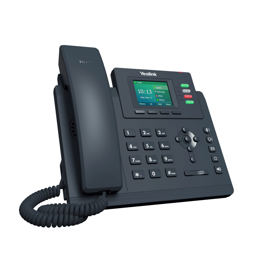 Yealink Teléfono IP SIP-T33G 2.4", Alámbrico, 4 Lineas, Altavoz, Negro