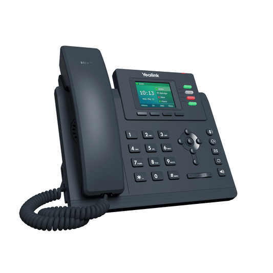 Yealink Teléfono IP SIP-T33G 2.4", Alámbrico, 4 Lineas, Altavoz, Negro