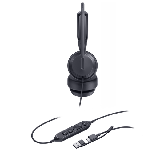 Diadema Alámbrica Yealink UH42 Dual con Audio HD y Conectividad USB-C/A