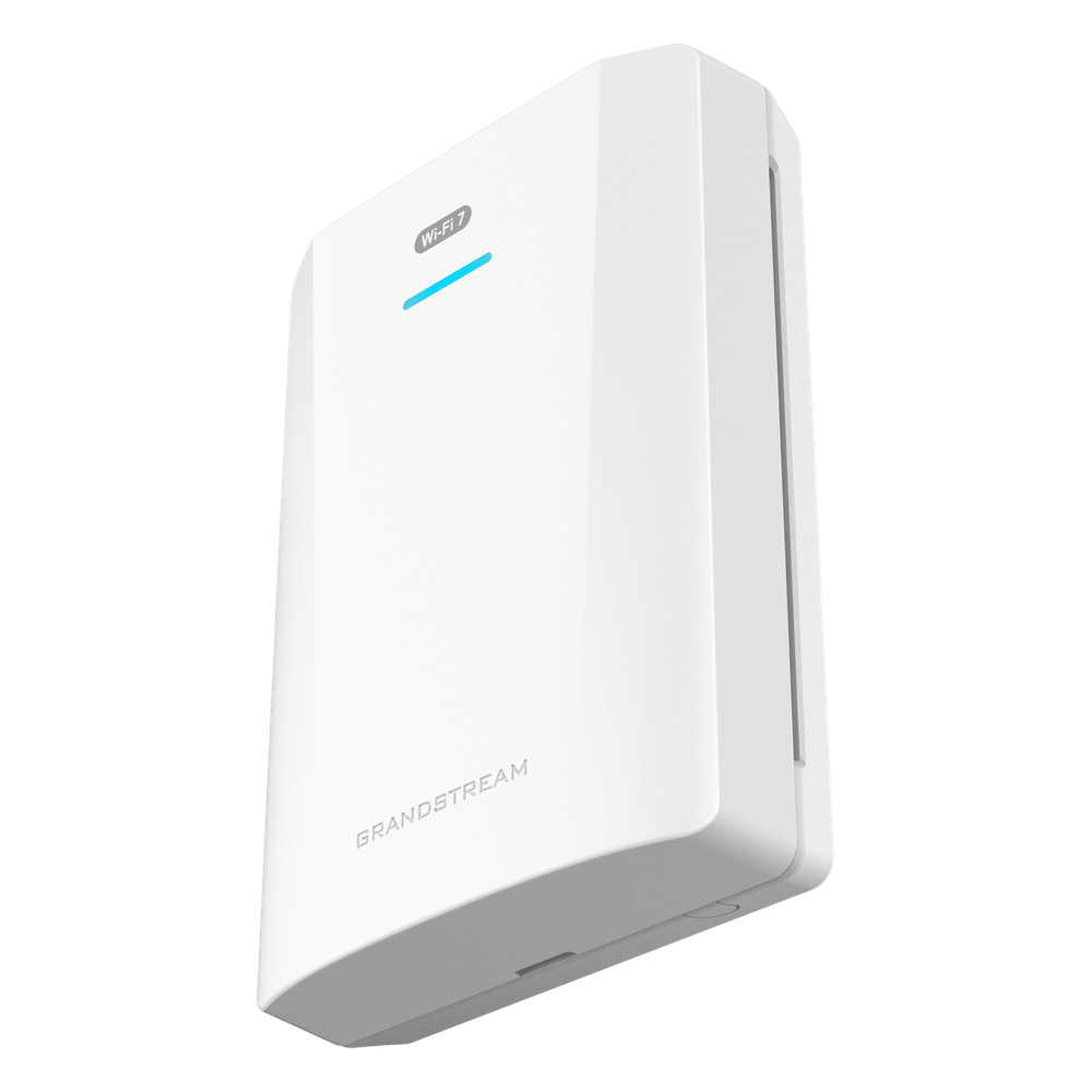 Punto de Acceso Wi-Fi 7 para Pared GWN7670WM MIMO 2x2:2 DL-UL OFDMA Modulación 4096 QAM 2.5G Ethernet PoE+ Hasta 256 Clientes QoS Avanzado Cobertura 175 mts Gestión Integrada y en la Nube