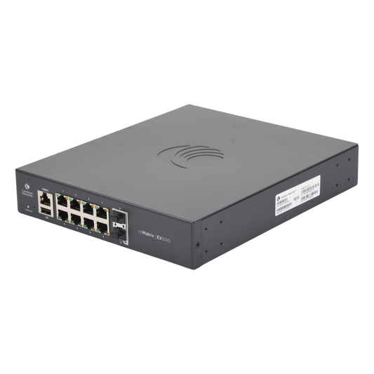 Switch PoE cnMatrix Ex1010-P / 8 Puertos Gigabit PoE 802.3af/at + 2 SFP / Capa 2