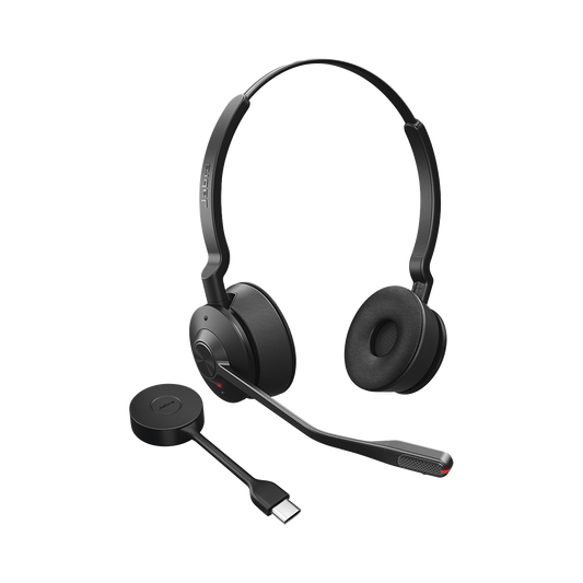 Jabra Engage 55, Auricular stereo versión MS con aislamiento de ruido activa, adaptador DECT USB-A (9559-470-125)