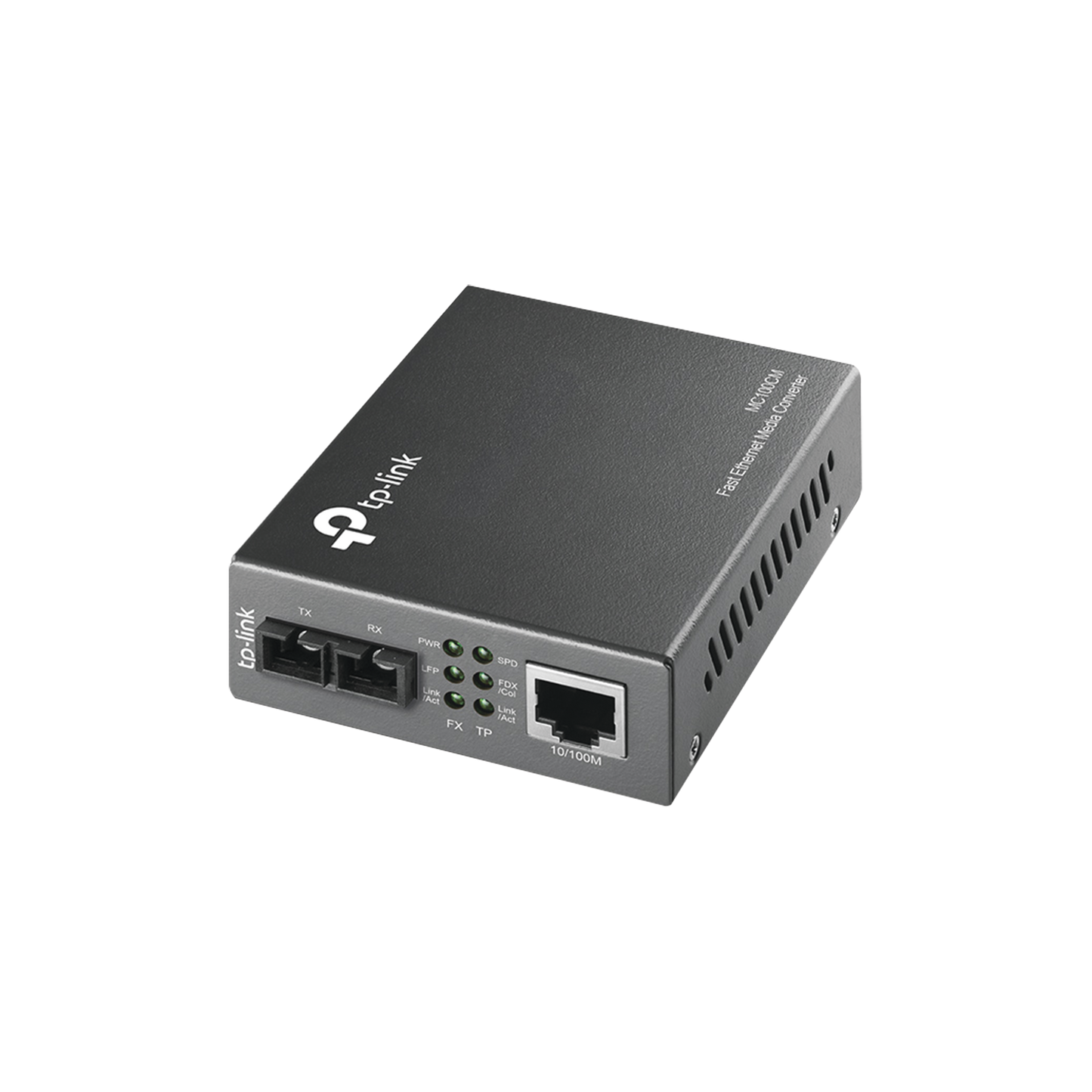 TP-LINK Convertidor Multimedia Multi-modo, 1 puerto RJ45 10/100 Mbps, conector de fibra SC, hasta 2 KM