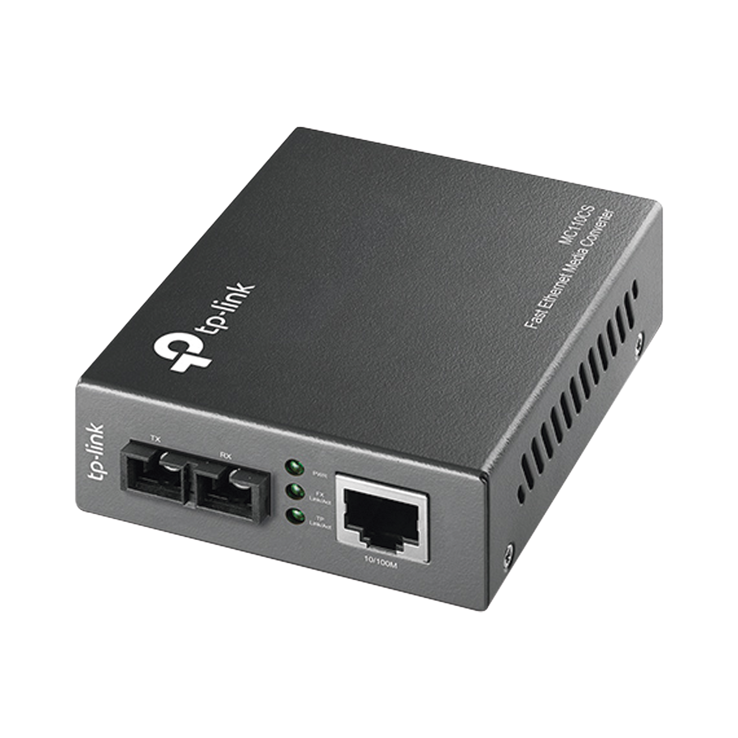 TP-LINK Convertidor Monomodo: 1 Puerto RJ45 10/100 Mbps, Conector SC, Transmisión de Fibra Hasta 20 km