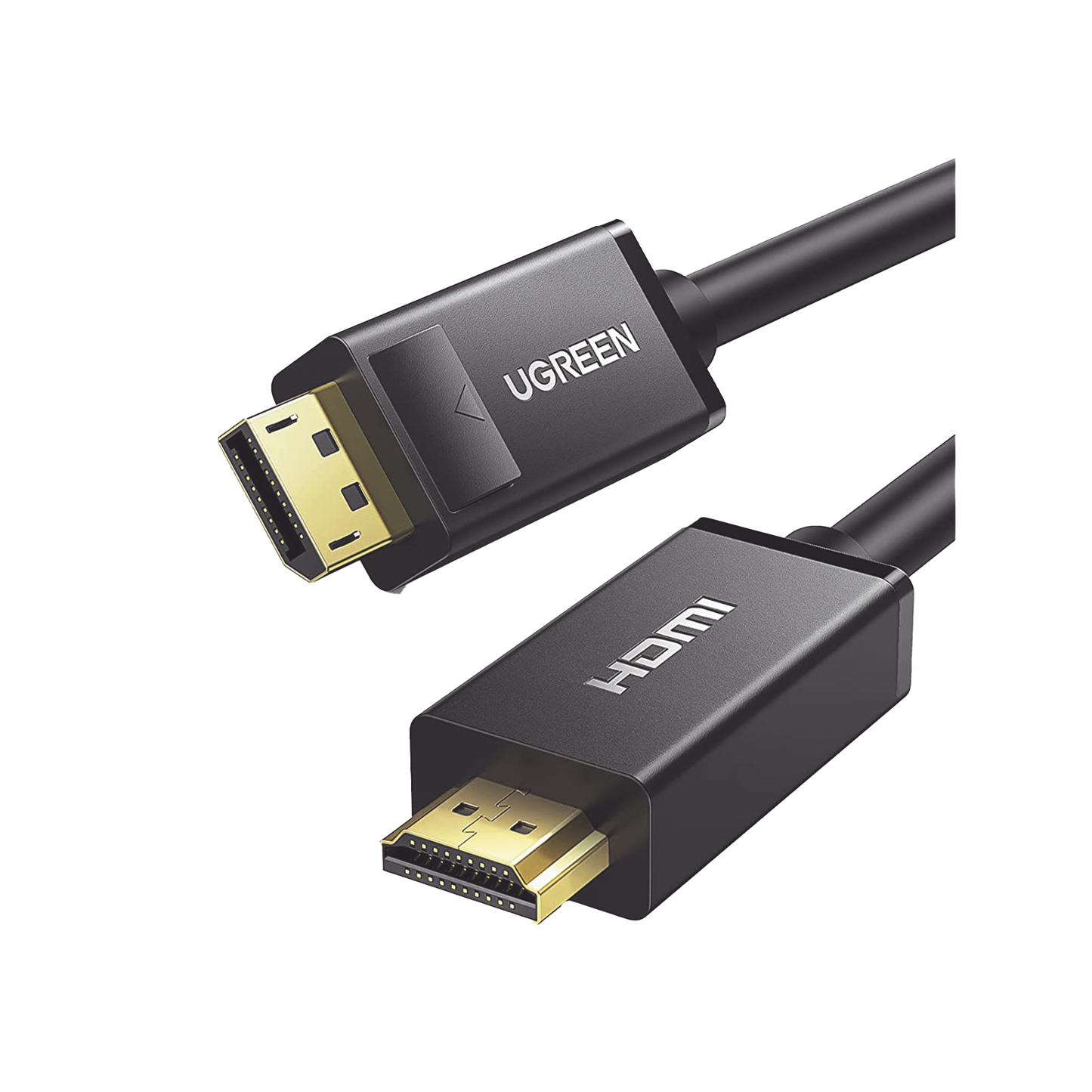 UGREEN Cable DP Macho a HDMI Macho / Longitud 3m / Soporta 4K@30Hz / Soporta 3D / Cobre Estañado 28AWG / Blindaje interno múltiple / Transmisión Unidireccional