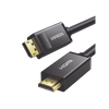 Cable DP Macho a HDMI Macho / Longitud 3m / Soporta 4K@30Hz / Soporta 3D / Cobre Estañado 28AWG / Blindaje interno múltiple / Transmisión Unidireccional / Botón de Liberación / Chip de Última Generación