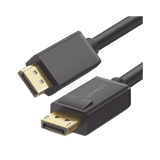 UGREEN Cable DisplayPort 1.2 Macho a Macho Longitud 3m  Versión DP1.2  Soporta 4K@60Hz; 2K@144Hz Soporta 3D  Color profundo de 8 y 10 bits Blindaje Interno Múltiple