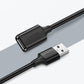 Cable Extensor USB 2.0 A a A | 1 metro | Macho-Hembra | Ultra Durabilidad | Núcleo de Cobre Estañado 28/22 AWG