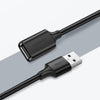Cable Extensor USB 2.0 A a A | 1 metro | Macho-Hembra | Ultra Durabilidad | Núcleo de Cobre Estañado 28/22 AWG