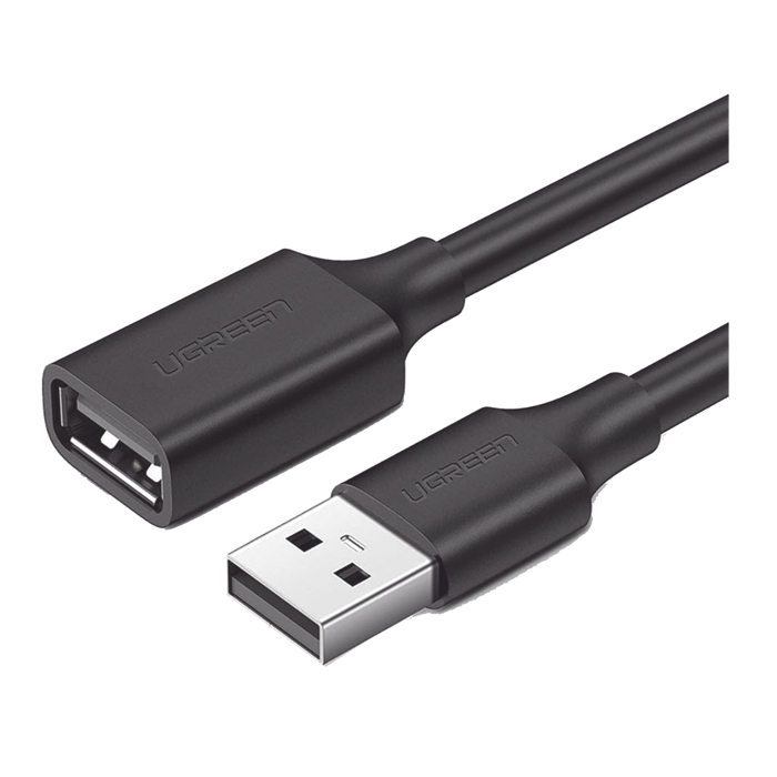 Cable Extensor USB 2.0 A a A | 1 metro | Macho-Hembra | Ultra Durabilidad | Núcleo de Cobre Estañado 28/22 AWG