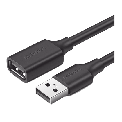 Cable Extensor USB 2.0 A a A | 1 metro | Macho-Hembra | Ultra Durabilidad | Núcleo de Cobre Estañado 28/22 AWG