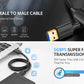 UGREEN - Cable USB a USB, USB 3.0 de 5 Gbps, cable de nailon duradero macho a macho,