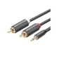 UGREEN Cable Adaptador de 3.5mm Macho a 2 RCA Macho  3 Metros