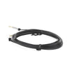 UGREEN Cable Auxiliar Plano 2 Metros / Conector 3.5mm a 3.5mm / Macho-Macho / Recto a Angulo / Ángulo de 90° en una de sus Puntas / Color Negro