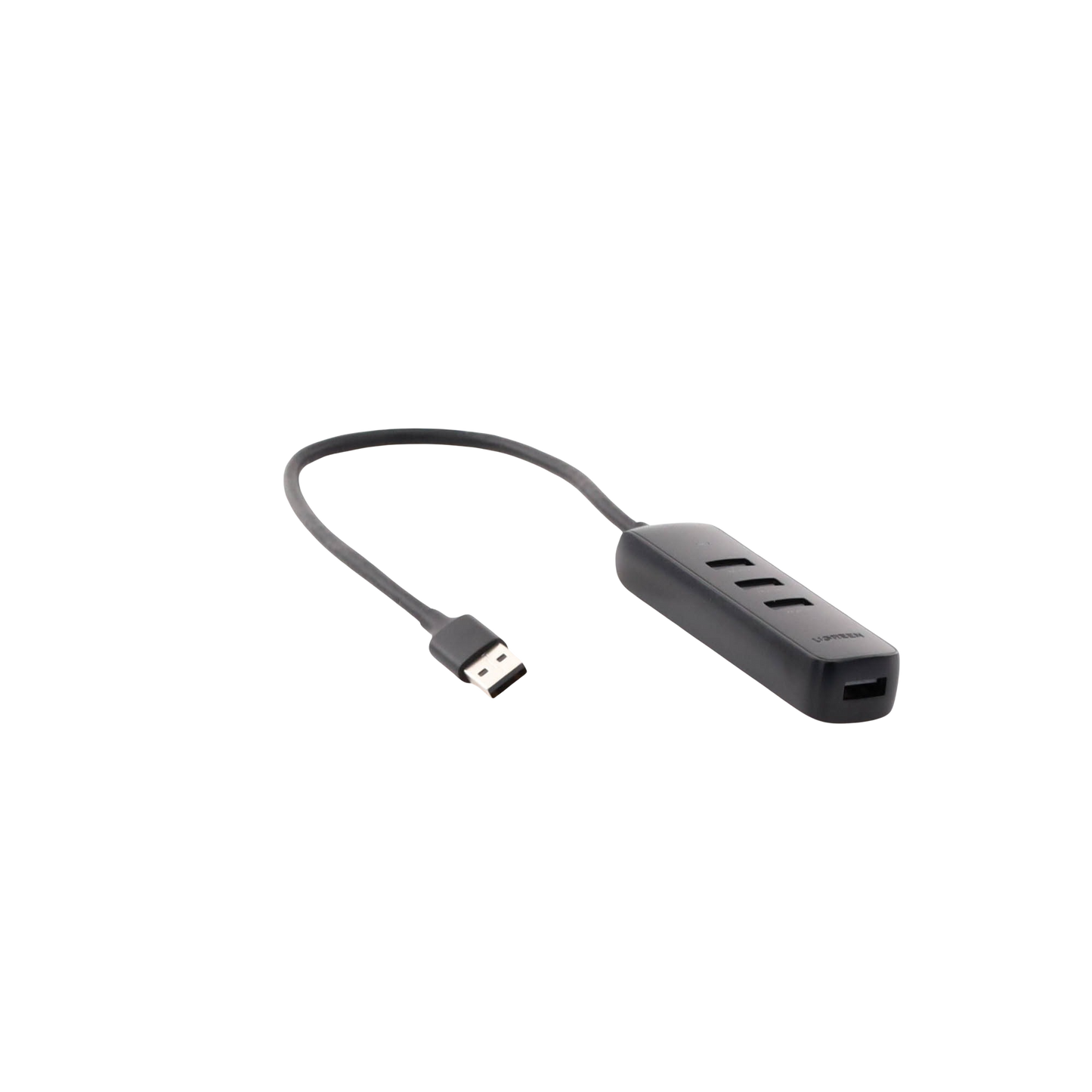 HUB USB-A 3.0 4 en 1  4 Puertos USB-A 3.0 (5Gbps) |Cable de 25 cm  Indicador Led  Ideal para Transferencia de Datos| Entrada USB-C para alimentar equipos de mayor consumo como discos duros |