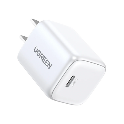 Cargador Mini de 30W serie Nexode | 1 USB-C de Carga Rápida | Tecnología GaN II | Power Delivery 3.0 | Quick Charge 4.0 | Carga Inteligente | Múltiple Protección  | Mayor Eficiencia Energética | Color Blanco