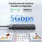 HUB USB-A 3.2 Gen1 UGREEN 4 EN 1  4 Puertos USB-A (5Gbps)  Carcasa ABS + PC Soporta OTG  Luz Indicadora LED  Cable de Nylon Trenzado de 20cm