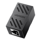 UGREEN Acoplador (Extensor de Cable Ethernet RJ45 a RJ45) / 1000Mbps / Compatibilidad con Cat7 Cat6A Cat6 Cat5e / Compatible con POE / Ignífugo / ABS