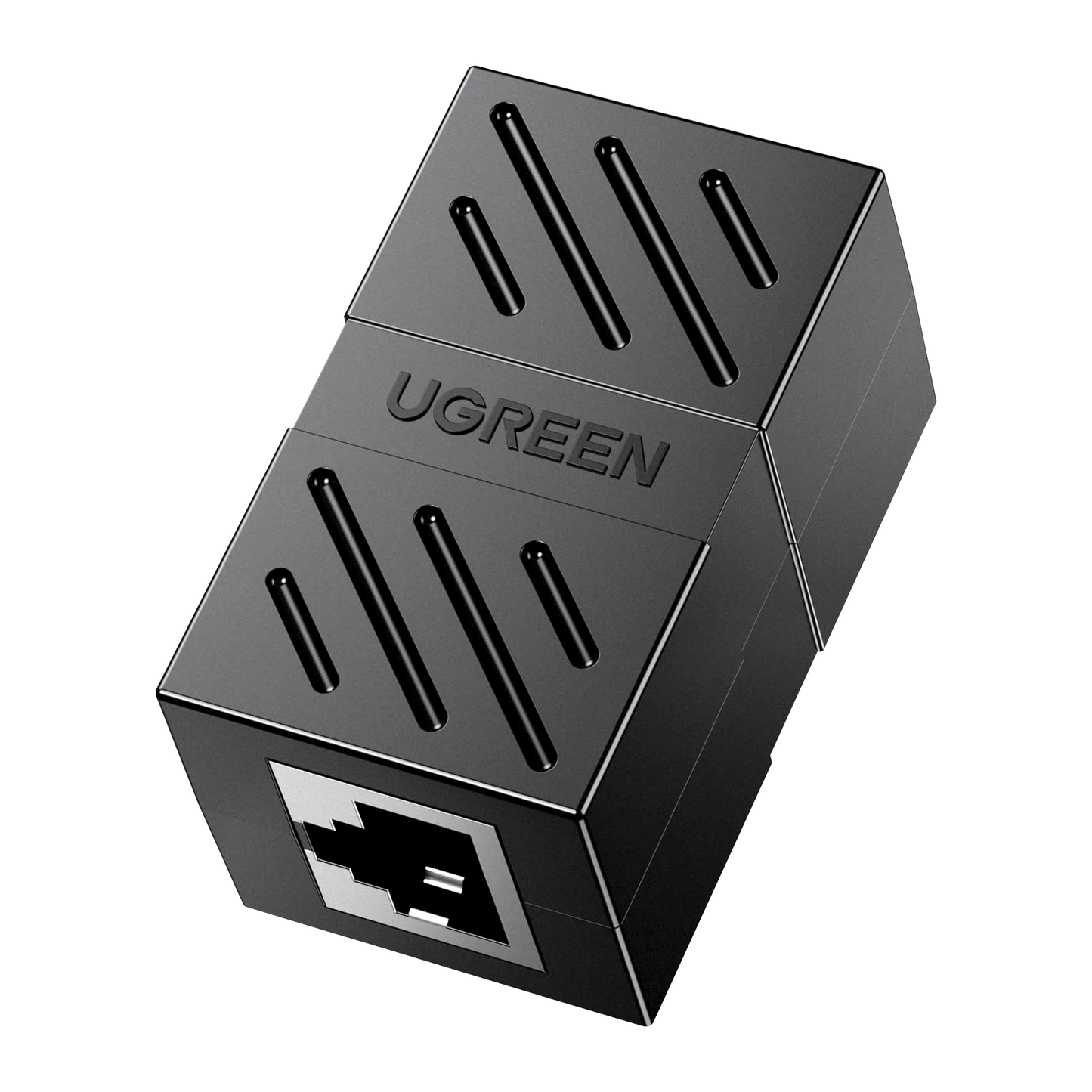 UGREEN Acoplador (Extensor de Cable Ethernet RJ45 a RJ45) / 1000Mbps / Compatibilidad con Cat7 Cat6A Cat6 Cat5e / Compatible con POE / Ignífugo / ABS