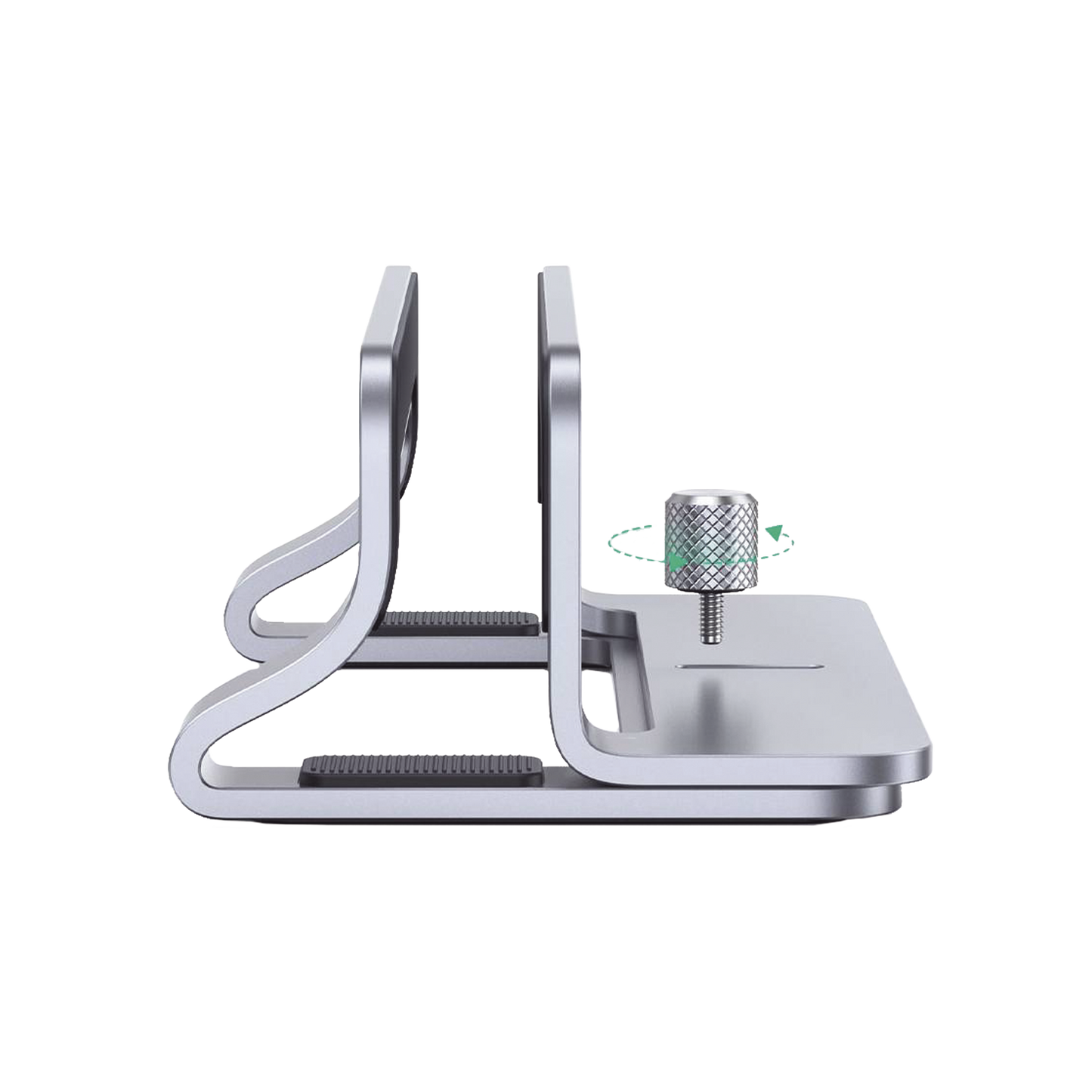 UGREEN Soporte Vertical para Laptop  Adecuado para escritorio  Anchura Ajustable (12-26mm)  Amplia compatibilidad  Anti-Arañazos  Anti-Deslizante Ajustable Mediante Tornillos