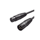 UGREEN Cable para Micrófono XLR Tipo Canon Macho a Hembra / 10 Metros / Plug & Play / Antiinterferencias / Triple Blindaje / Alta Calidad / Color Negro