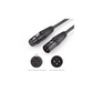 UGREEN Cable para Micrófono XLR Tipo Canon Macho a Hembra / 10 Metros / Plug & Play / Antiinterferencias / Triple Blindaje / Alta Calidad / Color Negro