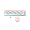 PAQUETE DE TECLADO Y MOUSE INALÁMBRICO UGREEN ROSA