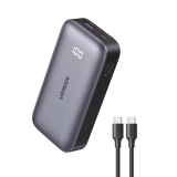 UGREEN Mini Power Bank 30W  10 000 mAh 2 Puertos PD3.0, USB C+A  Carga Rápida