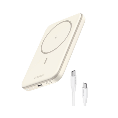 MagSafe Power Bank 5000mAh: Carga rápida 15W, USB-C, protección inteligente, ultra delgado, compatible con iPhone