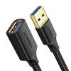 Cable Extensor USB 3.0 / 3 Metros / Macho-Hembra / 5 Gbps / Ultra Durabilidad / Núcleo de cobre estañado 28/22 AWG / Blindaje interior múltiple / Ideal para teclado, mouse , etc.