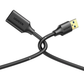 Cable Extensor USB 3.0  3 Metros /Macho-Hembra  5 Gbps Ultra Durabilidad  Núcleo de cobre estañado 28/22 AWG  Blindaje interior múltiple Ideal para teclado, mouse , etc.
