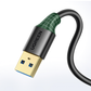 Cable Extensor USB 3.0  3 Metros /Macho-Hembra  5 Gbps Ultra Durabilidad  Núcleo de cobre estañado 28/22 AWG  Blindaje interior múltiple Ideal para teclado, mouse , etc.