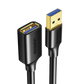 Cable Extensor USB 3.0  3 Metros /Macho-Hembra  5 Gbps Ultra Durabilidad  Núcleo de cobre estañado 28/22 AWG  Blindaje interior múltiple Ideal para teclado, mouse , etc.