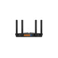 Router WiFi 6 AX 1500Mbps / MU-MIMO 2X2 y OFDMA / 1 Puerto WAN 10/100/1000 Mbps / 4 Puertos LAN 10/100/1000 Mbps / 4 Antenas Beamforming