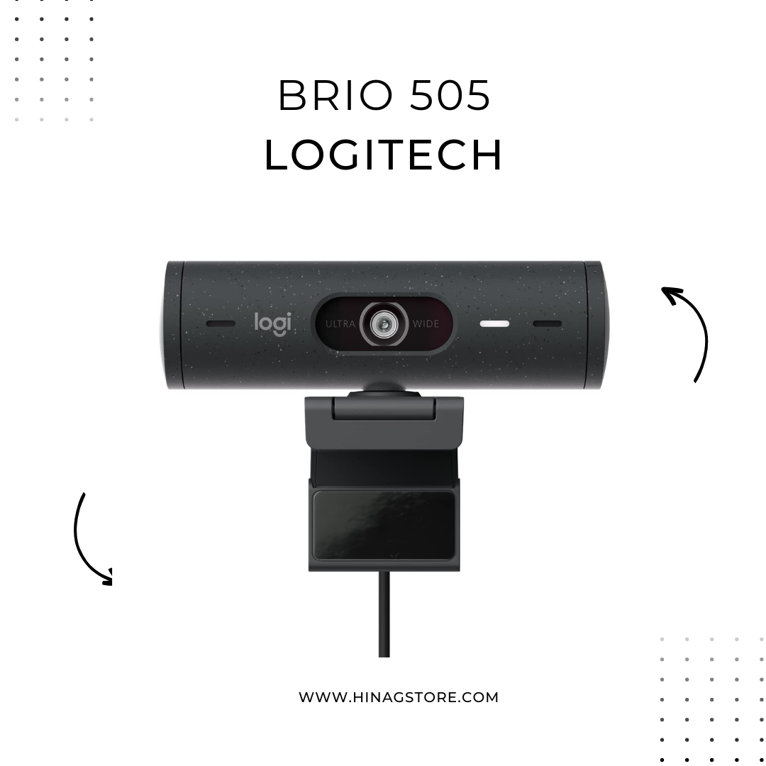 CAMARA WEB BRIO 505 LOGITECH, 1080P, COLOR GRAFITO