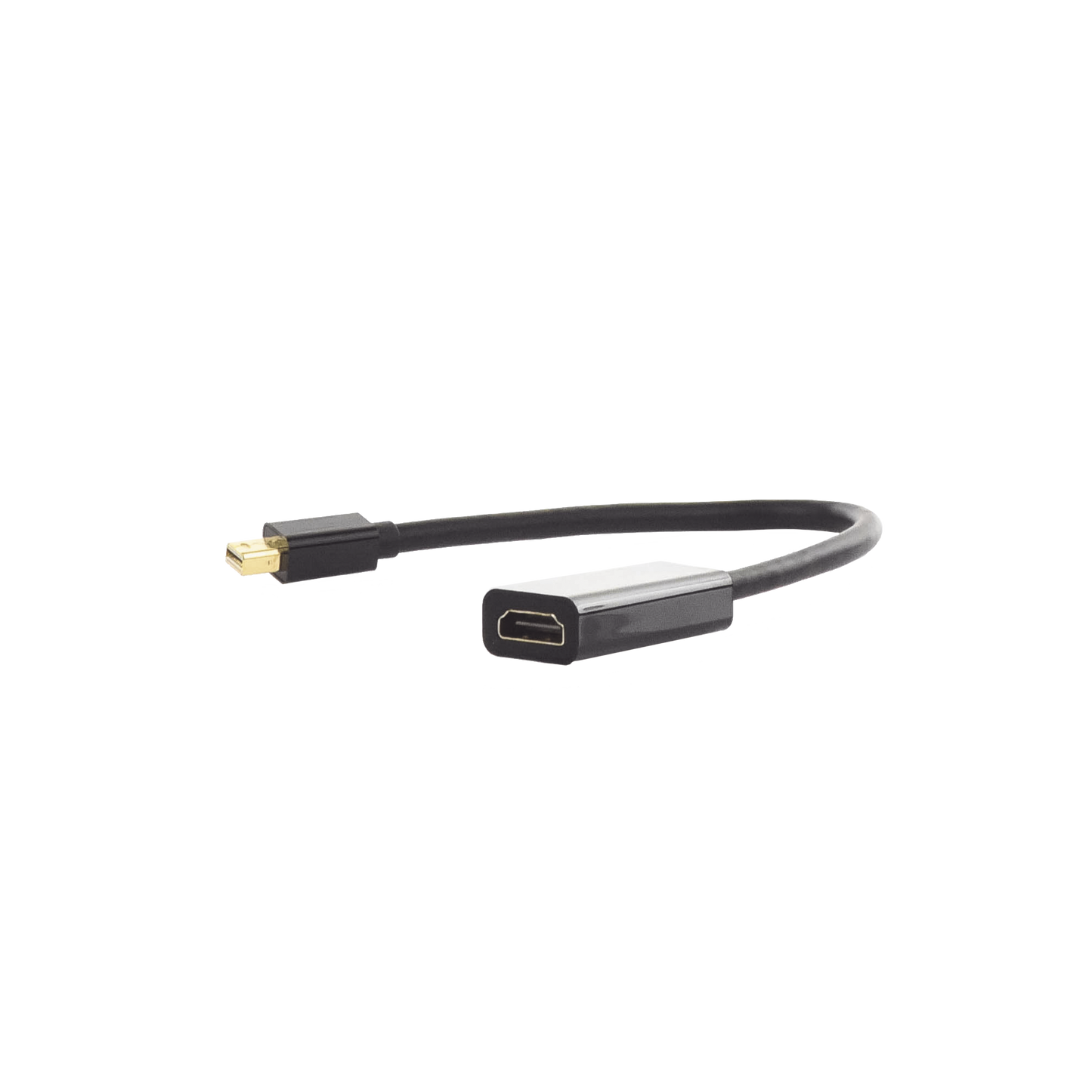Convertidor Mini Display Port a HDMI / 4K@30Hz / Thunderbolt / Blindaje interno múltiple /  Carcasa ABS / Longitud de 25 cm