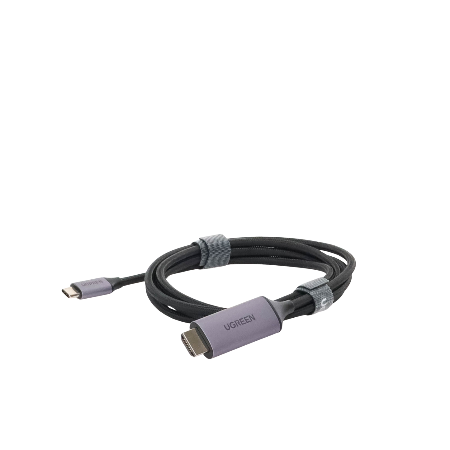 UGREEN Cable USB-C 3.1 a HDMI 4K / 1.5m / Compatible con Thunderbolt 3 & 4 / Adaptador Tipo-C a HDMI / 4k@60Hz / Soporta Modo Espejo y Modo Extendido / Carcasa de Aluminio / Nylon Trenzado / Conector Niquelado / Blindaje Multicapa