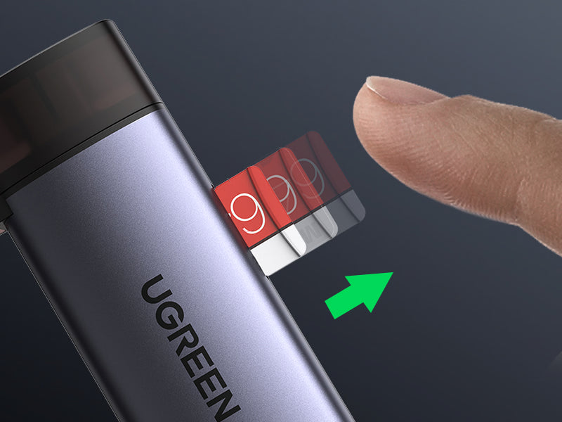 Lector de Tarjetas USB-C OTG, USB-A 5Gbps para TF, SD, Micro SD, SDXC, SDHC, MMC, RS-MMC, Micro SDXC, Micro SDHC, UHS-I,