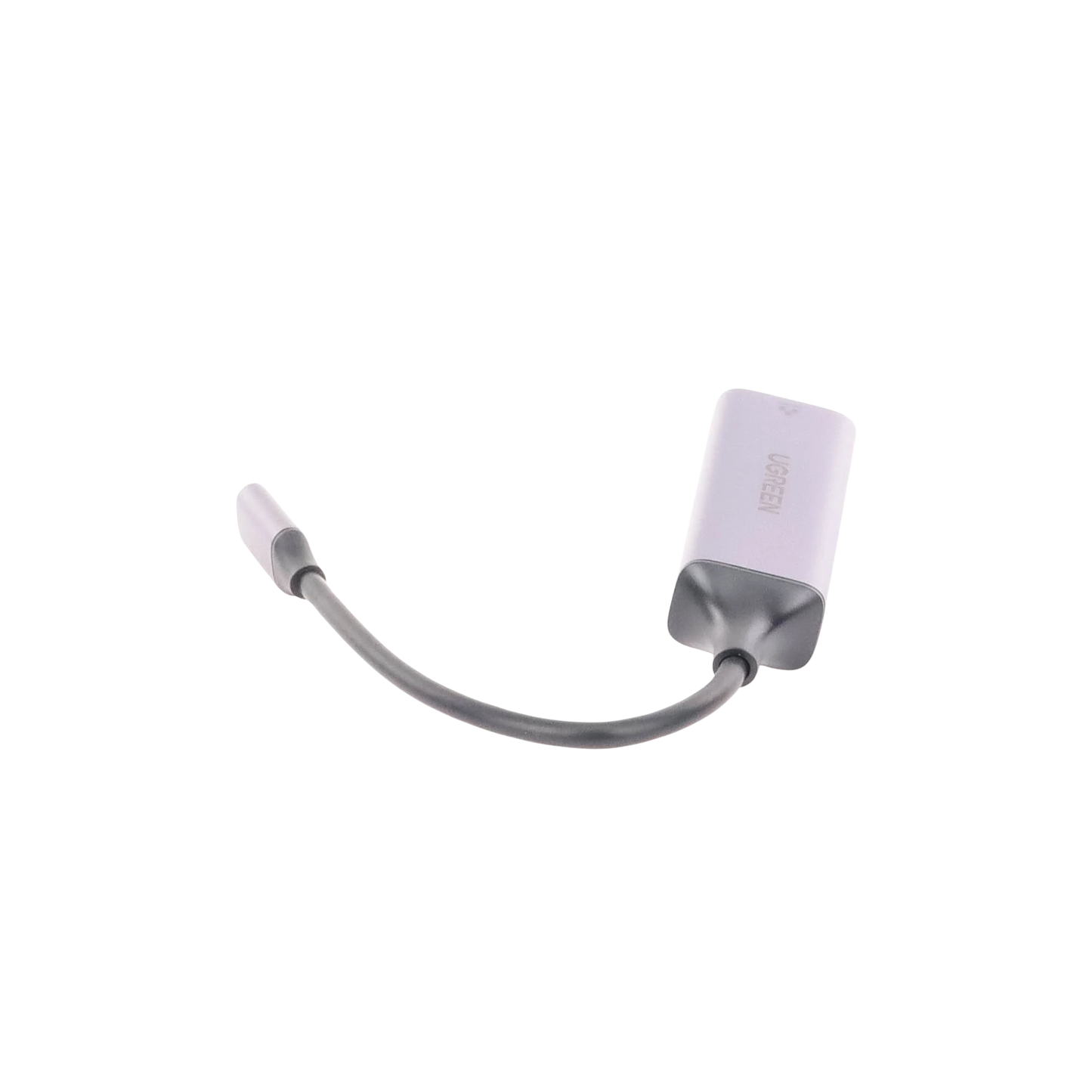 UGREEN Adaptador de Red USB-C 3.1 (5 Gbps) a RJ45 /Admite 10/100/1000 Mbps y 2.5G / Caja de aluminio / Longitud del cable 10 cm / 1 a 1